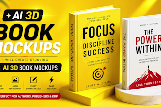 do ai 3d book mockup,ai 3d book