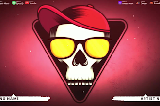 create awesome audio spectrum or stunning music visualizer music video