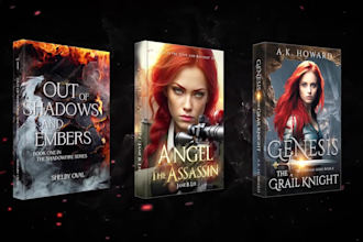 do mystery, fiction, fantasy book trailer promo video