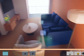 make unreal engine 3d interactive app for archviz, product