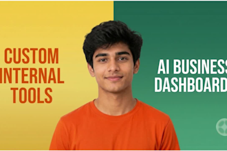 do custom internal tools, ai dashboards and business web apps