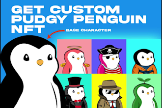 make a custom pudgy penguin nft avatar