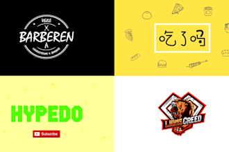 make animated intro outro or text animation logo animation