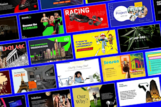 design or redesign unique, clean, modern and professional presentations