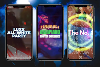 create an energetic party promo video for event or dj night club