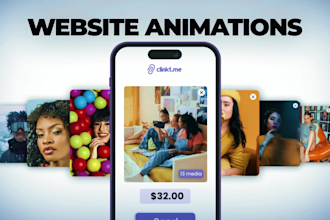 create motion graphics animations or edit template