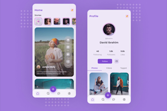 create stunning and seamless social media app interfaces