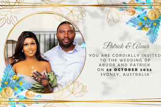 create themed wedding invitation video and e card