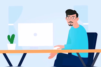 design 2d animation video and animated infographic video