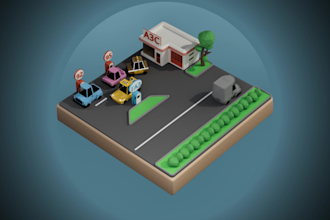 create stunning low poly 3d animation for games and videos