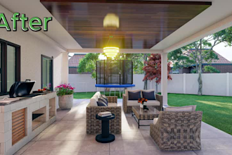 do backyard , patio , pool , terrace design