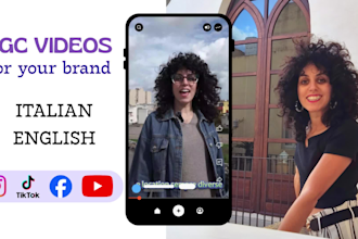 be your italian ugc content creator
