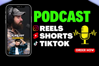 edit podcast into short form content with engaging captions