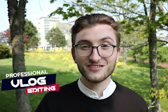 do professional vlogs and youtube video editing
