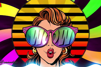 create audio react music visualizer video