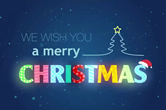 create a christmas lyric video for your song