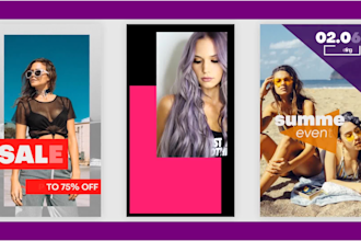 create professional instagram and snapchat story ads