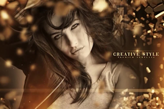 create luxury wedding photo slideshow video