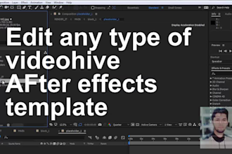 customize after effects and premiere pro template