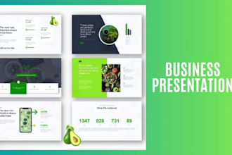 design a startup pitch deck and investor presentation