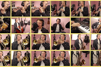 compose, perform and produce music as a one man orchestra