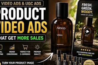 create high converting ai video ads, product ads and ugc ads