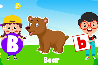 create kids learning videos