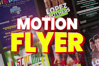 design a motion flyer