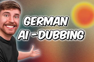 dub and translate your video into german with ai