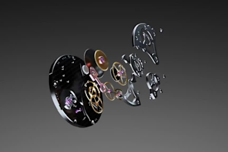 create realistic 3d watch animation 3d modeling for products and 3d cgi renders
