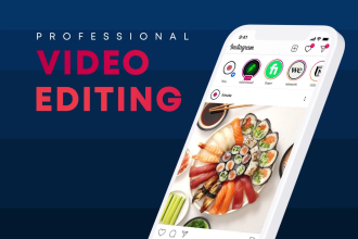 do professional video editing