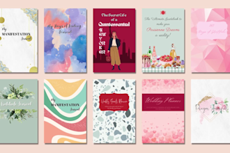 design covers and interiors for amazon KDP journals
