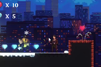 do professional 2d game development for android, pc, website