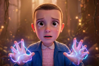 make pixar style 3d cartoon character and ai animation