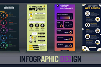 do custom, stunning infographics and flowcharts in 24h