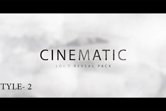create 8 best cinematic logo intro