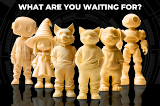 sculpt 3d character model action figure, toys, articulated toys for 3d print