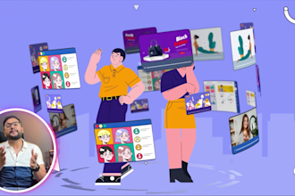 create a fully customized 2d animated explainer video
