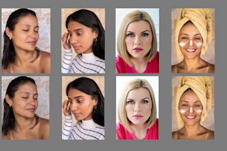 do high end beauty portraits retouching in photoshop