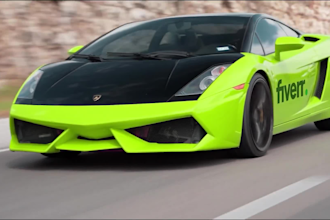 put your logo lamborghini advertising car video