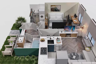 do 3d floor plan, interior, exterior, walkthrough