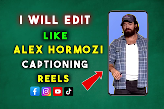 edit like alex hormozi captioning reels