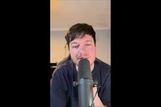 record a warm and friendly british voice over cheap and quick