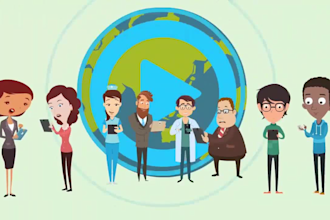 create 2d animation video and infographic animation video