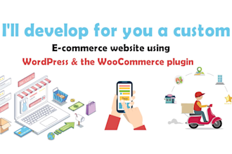 build wordpress ecommerce website online store