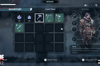 design UI UX design, hud, menus, and animation for unity or unreal engine