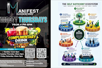 design event flyer, church flyer and festival flyer design