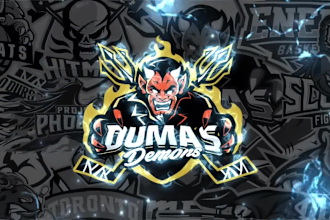 design sports mascot, cartoon or logo for your team, event, tournament, league