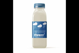 create label design and mockups for your products
