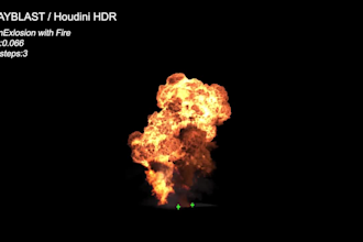 create realistic fire explosion vfx for your video
